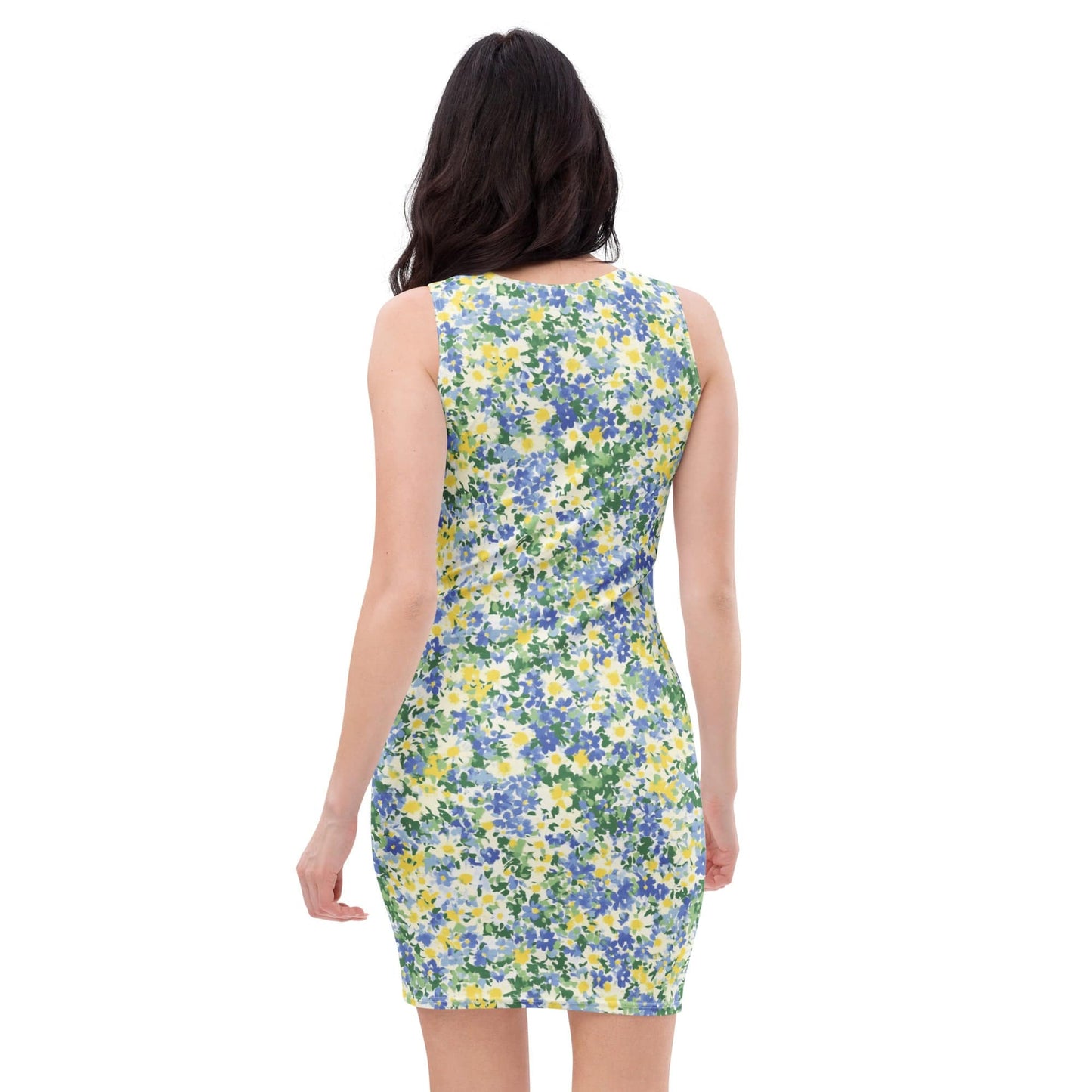 All Over Prints Summer Garden Bodycon Dress