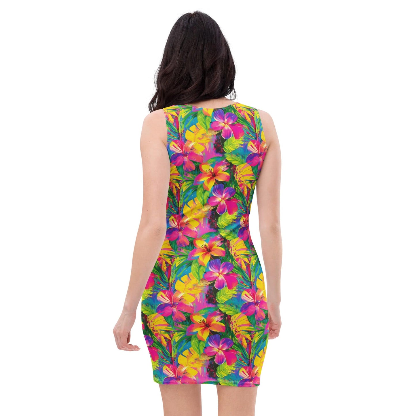 All Over Prints Tropical Beauty Bodycon Dress
