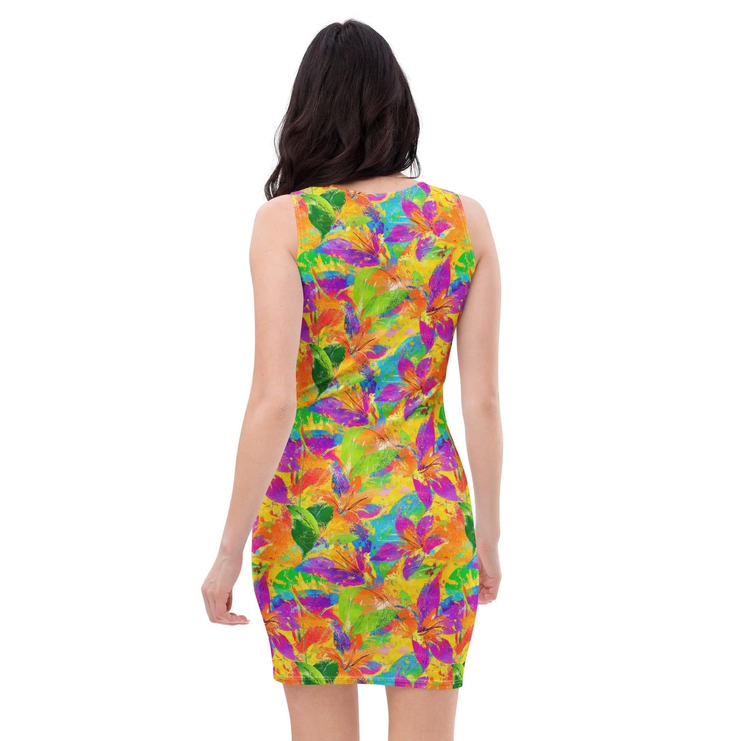 All Over Prints Tropical Summer Bodycon Dress