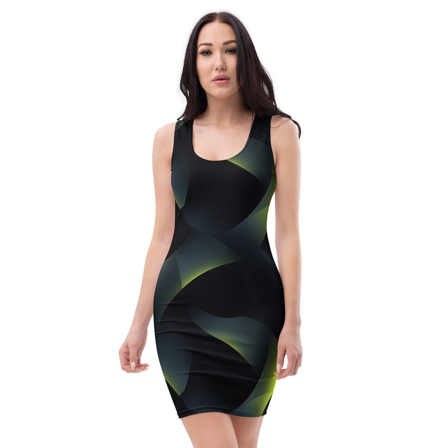 All Over Prints XS Flow Of Life Bodycon Dress