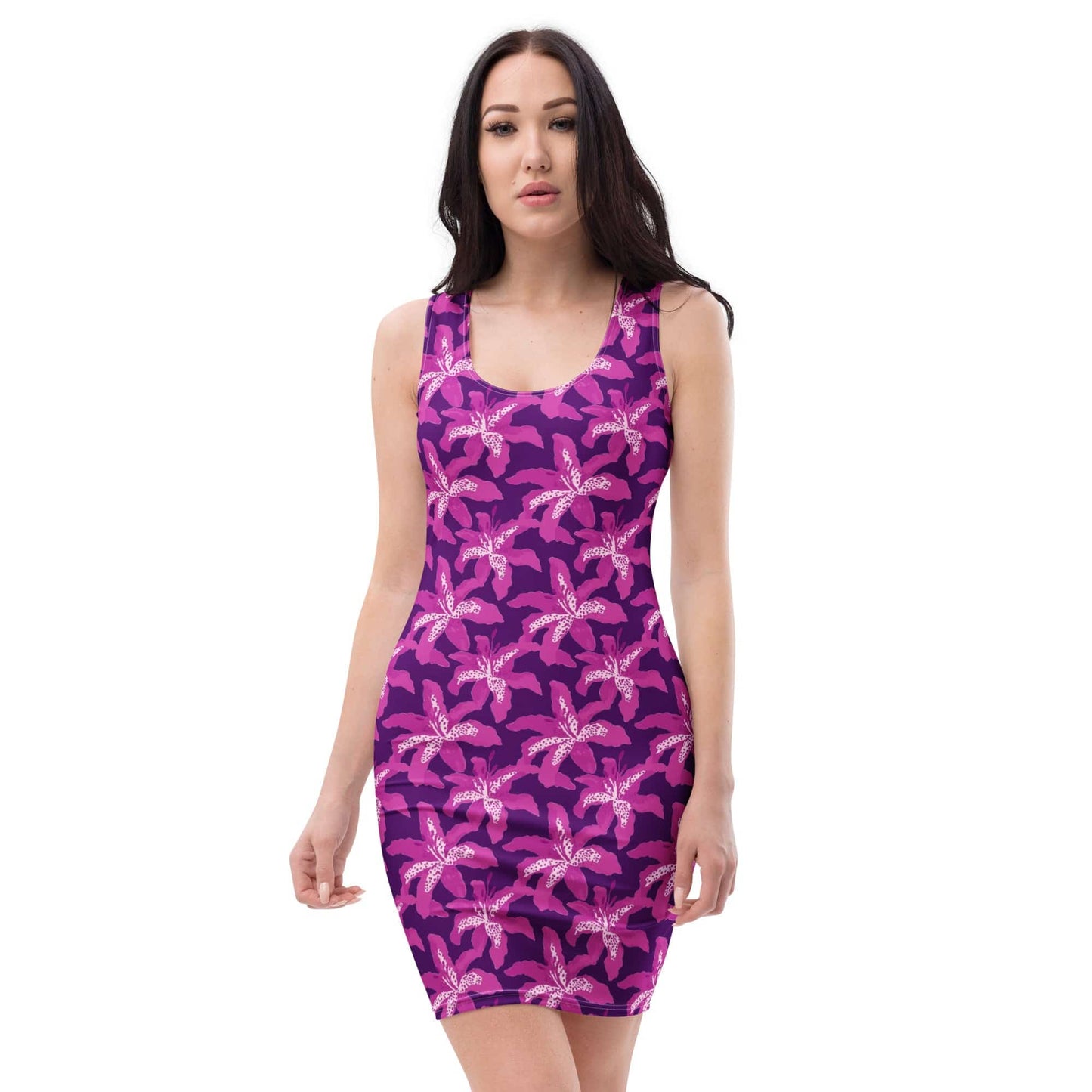 All Over Prints XS Hawaiian Bodycon Dress