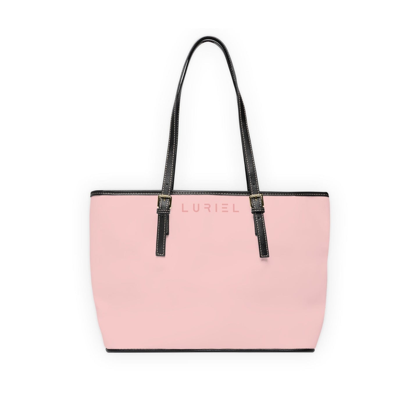 Bags 16" x 10" / Black Blossom Women's Vegan Leather Tote Bag