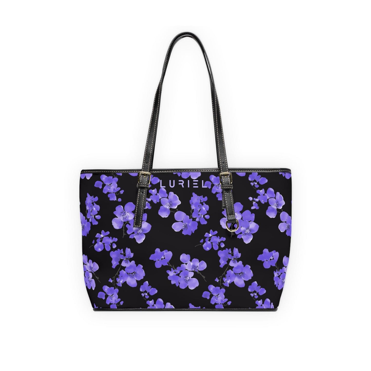 Bags 16" x 10" / Black Blue Grace Women's Vegan Leather Tote Bag