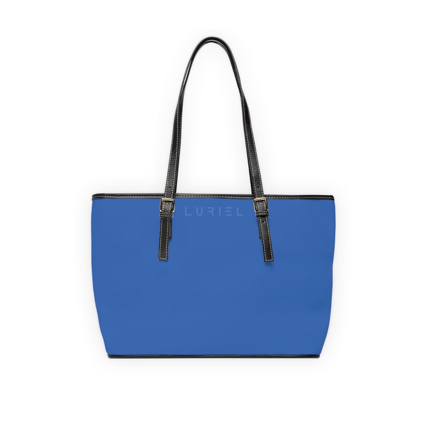 Bags 16" x 10" / Black Dusk Blue Women's Vegan Leather Tote Bag