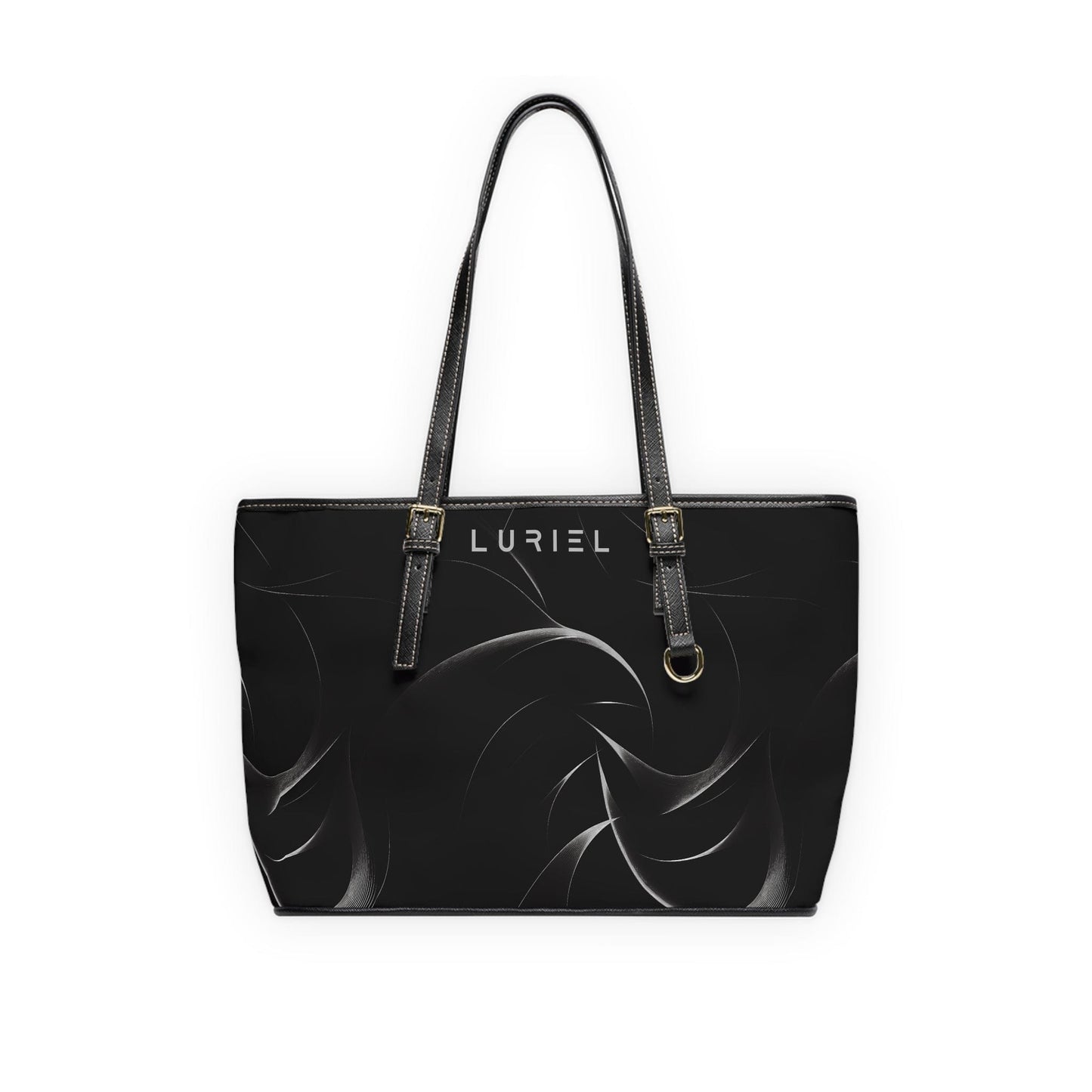 Bags 16" x 10" / Black Prana Women's Vegan Leather Tote Bag
