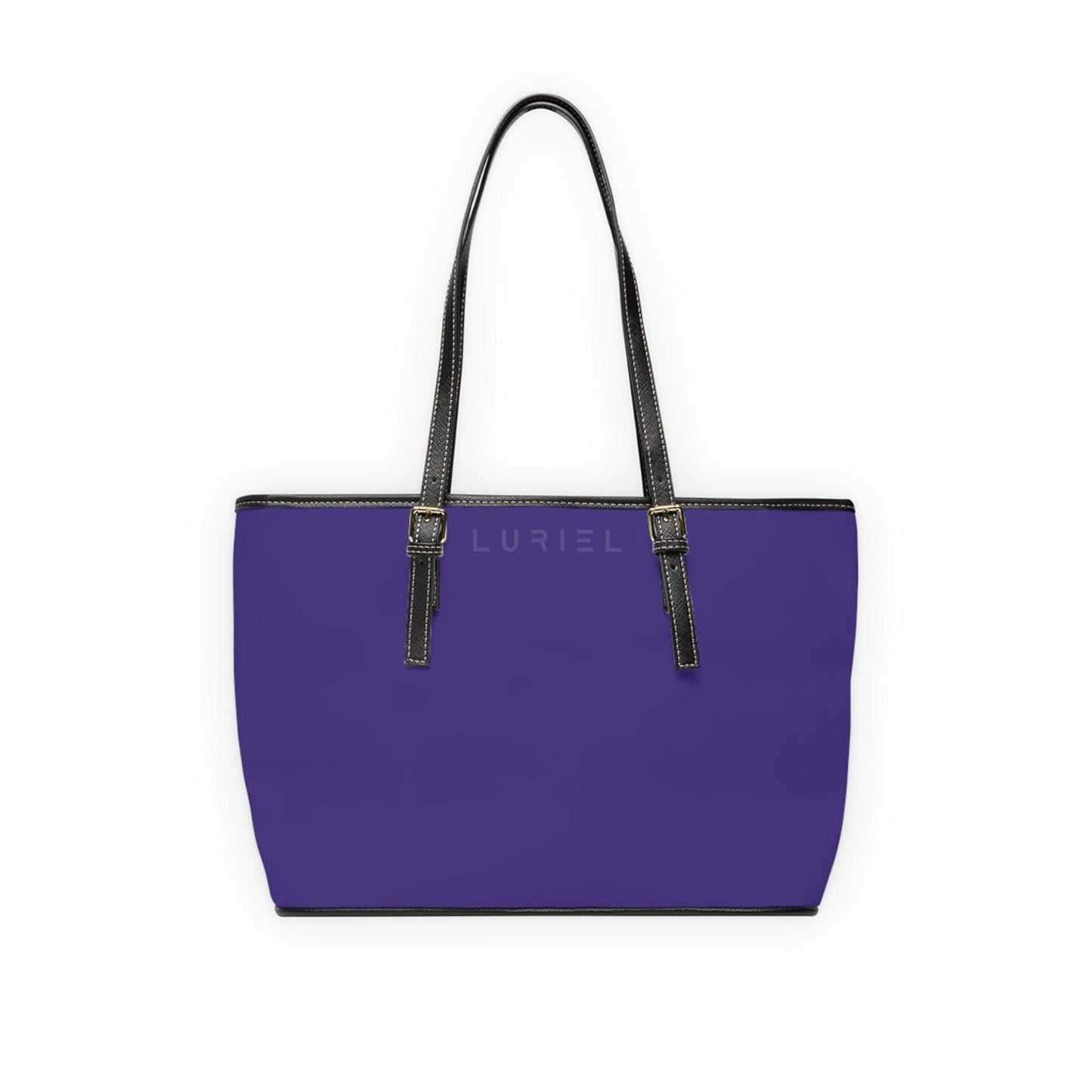 Bags 16" x 10" / Black Purple Haze Women's Vegan Leather Tote Bag