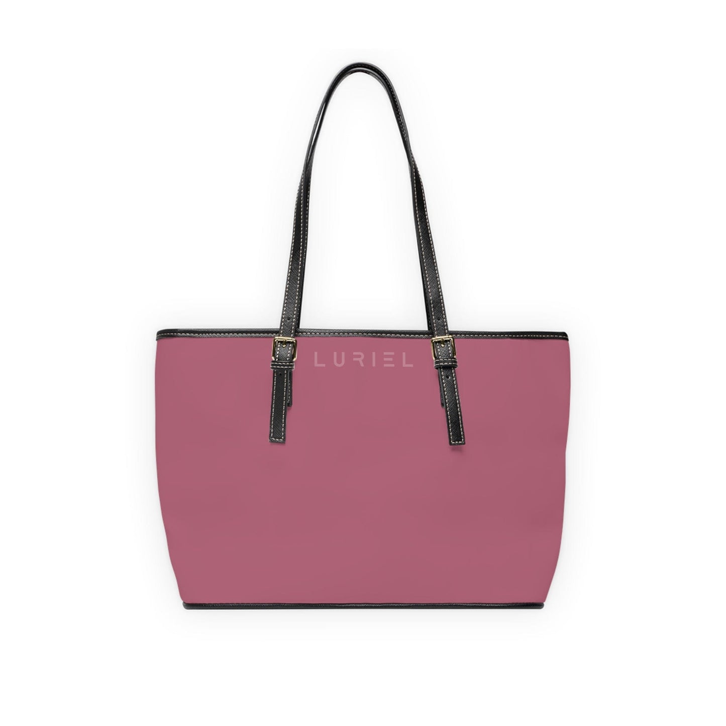 Bags 16" x 10" / Black Rose Taupe Women's Vegan Leather Tote Bag