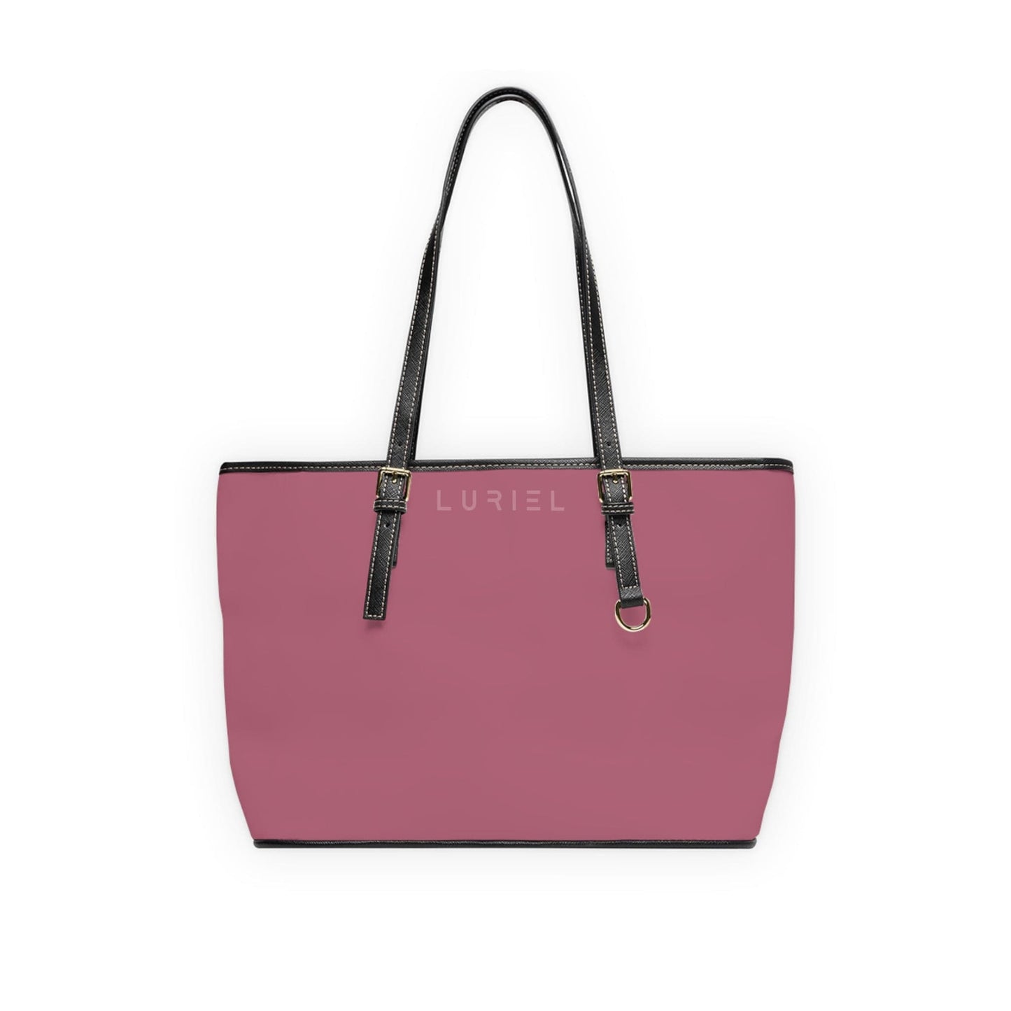 Bags 16" x 10" / Black Rose Taupe Women's Vegan Leather Tote Bag