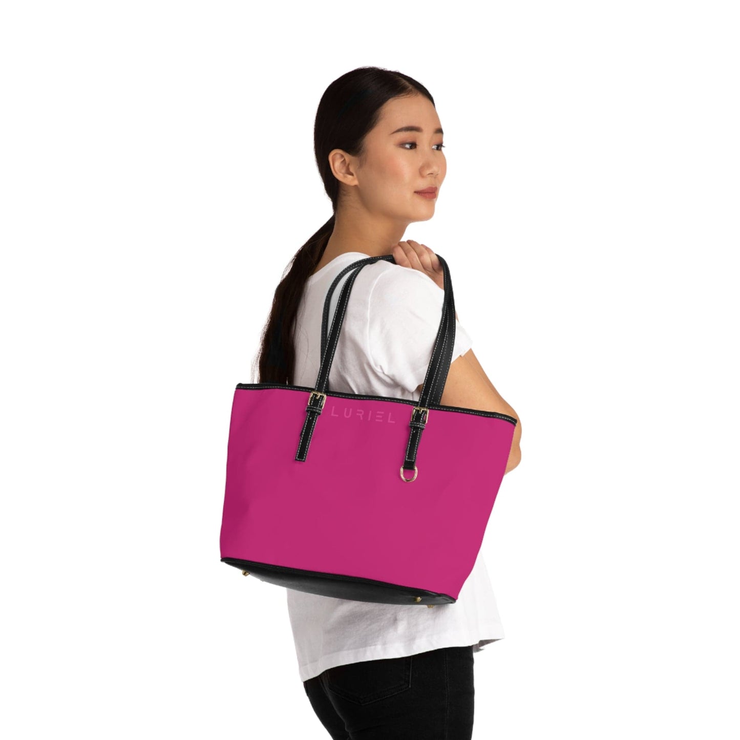 Bags 16" x 10" / Black Rouge Women's Vegan Leather Tote Bag