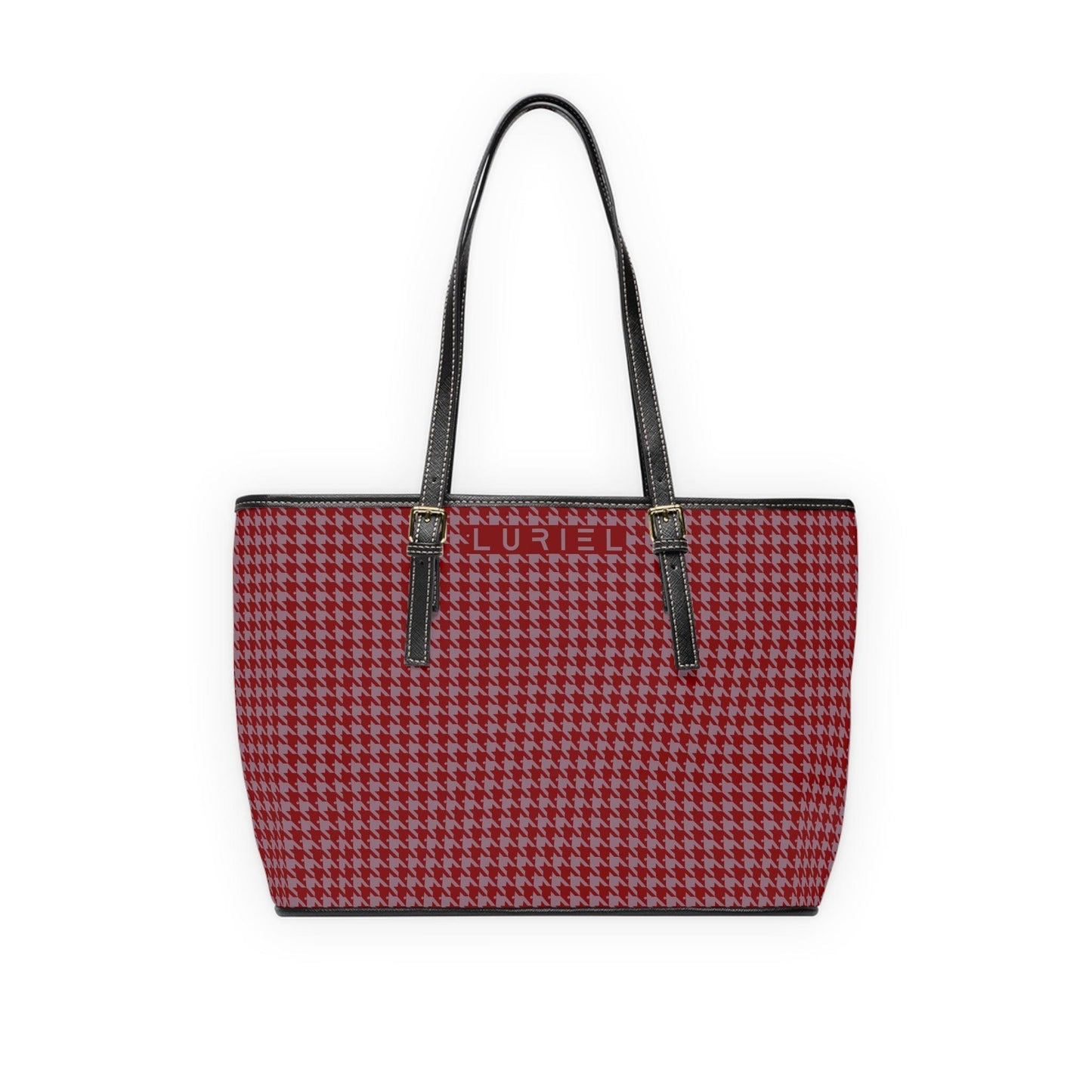Bags 16" x 10" / Black Venice In May III Women's Vegan Leather Tote Bag