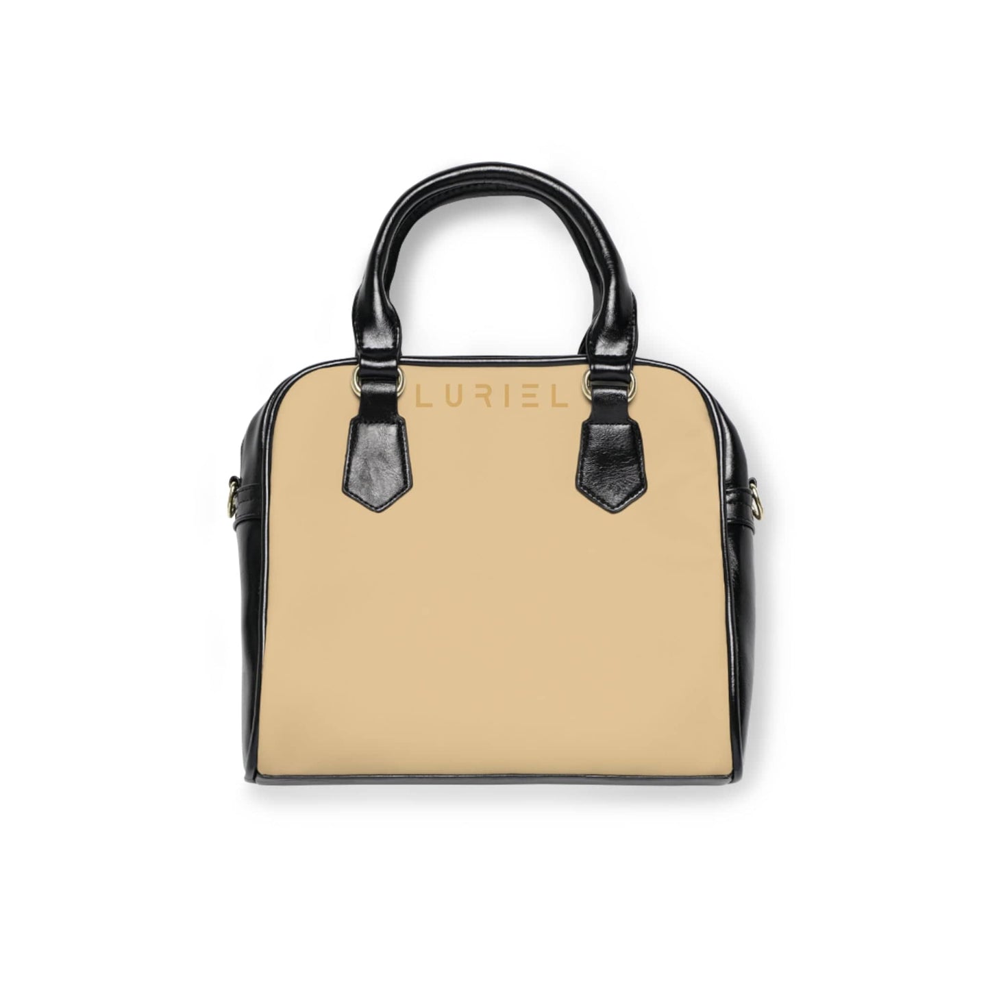 Bags 9.45" x 8.27" / Black Brandy Women's Vegan Leather Shoulder Bag