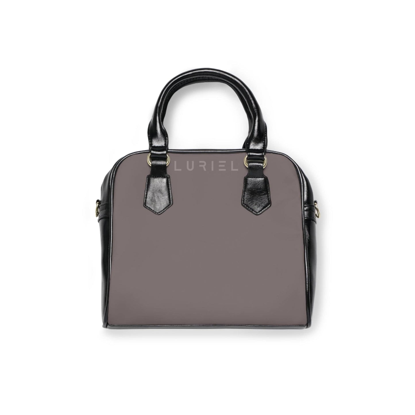Bags 9.45" x 8.27" / Black Dove Grey Women's Vegan Leather Shoulder Bag