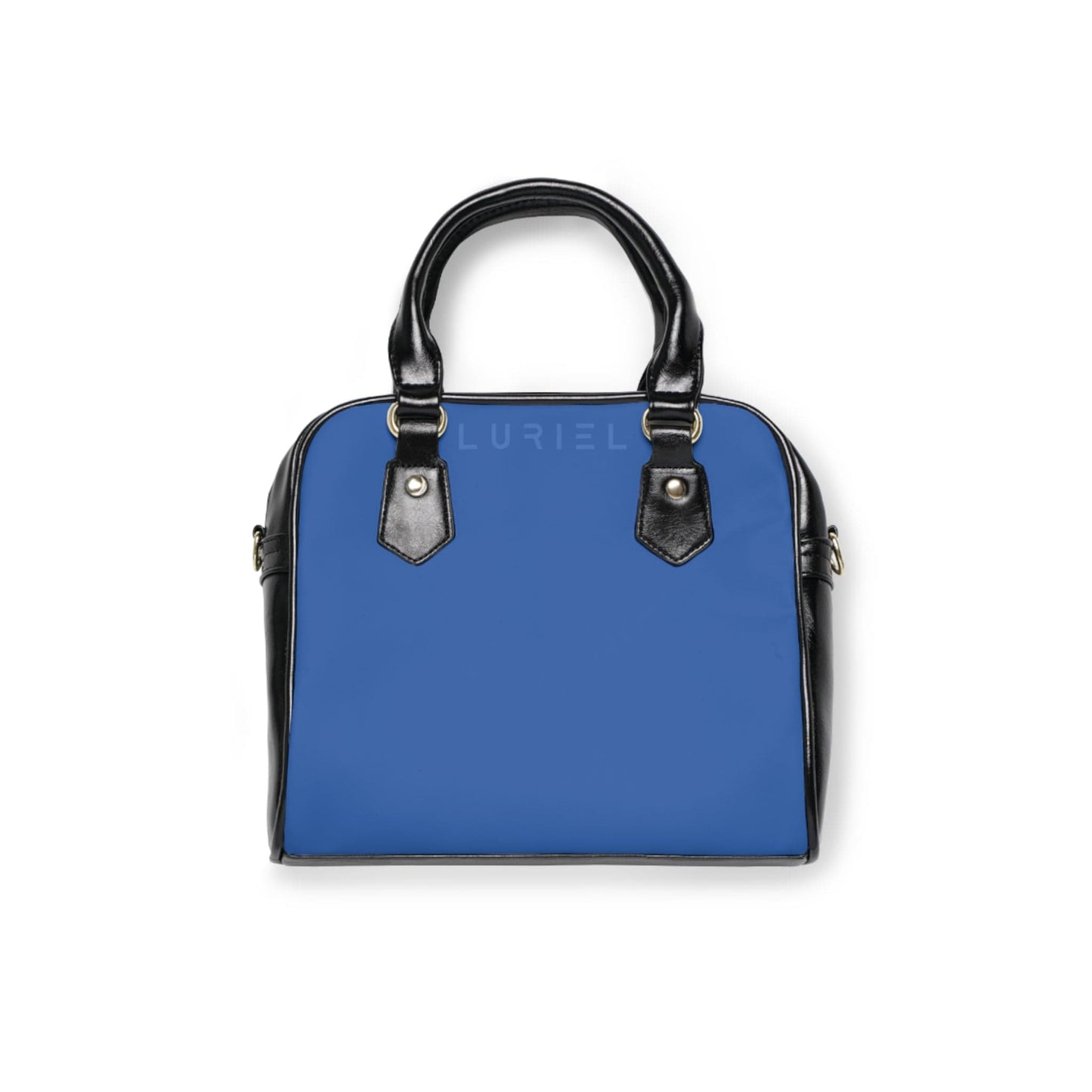 Bags 9.45" x 8.27" / Black Dusk Blue Women's Leather Shoulder Case