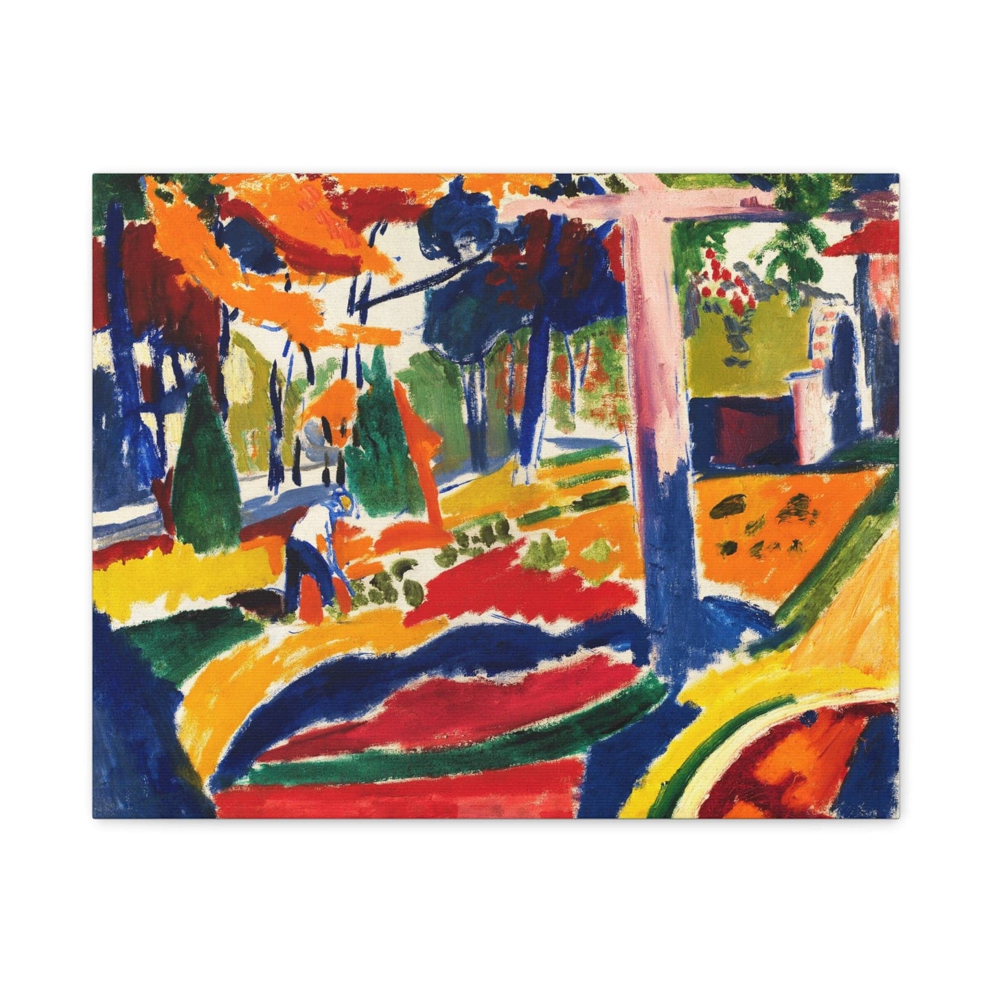 Bedroom Art Canvas 20″ x 16″ (Horizontal) / 1.25" Garden (1915) by Henry Lyman Sayen, Stretched Matte Canvas