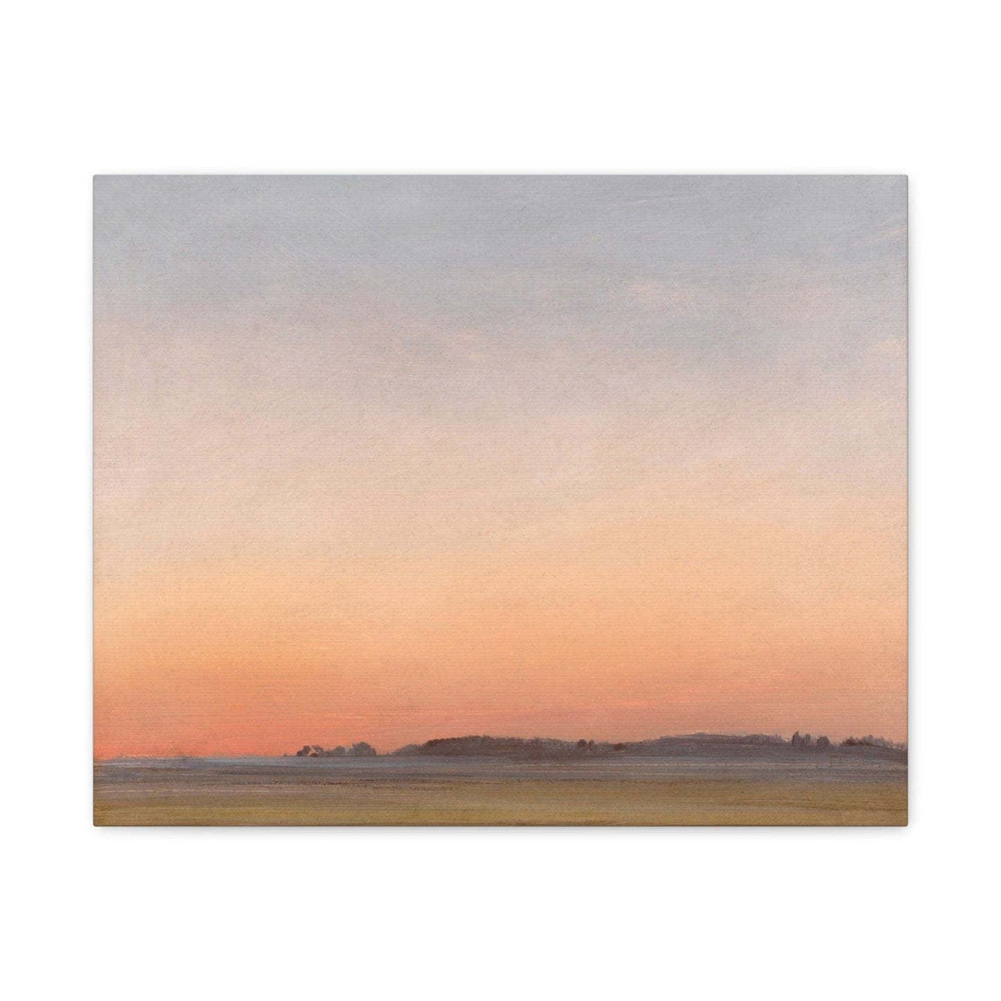 Canvas 20″ x 16″ (Horizontal) / 1.25" Landscape (1835-1845) oil painting by Circle of Carl Rottmann Matte Stretched Canvas