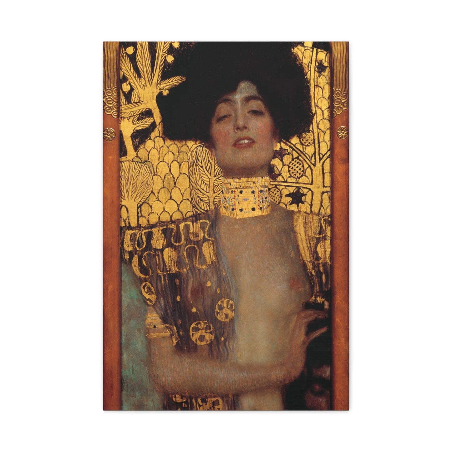 Canvas 20″ x 30″ (Vertical) / 1.25" Judith and the Head of Holofernes by Gustav Klimt, Stretched Matte Canvas