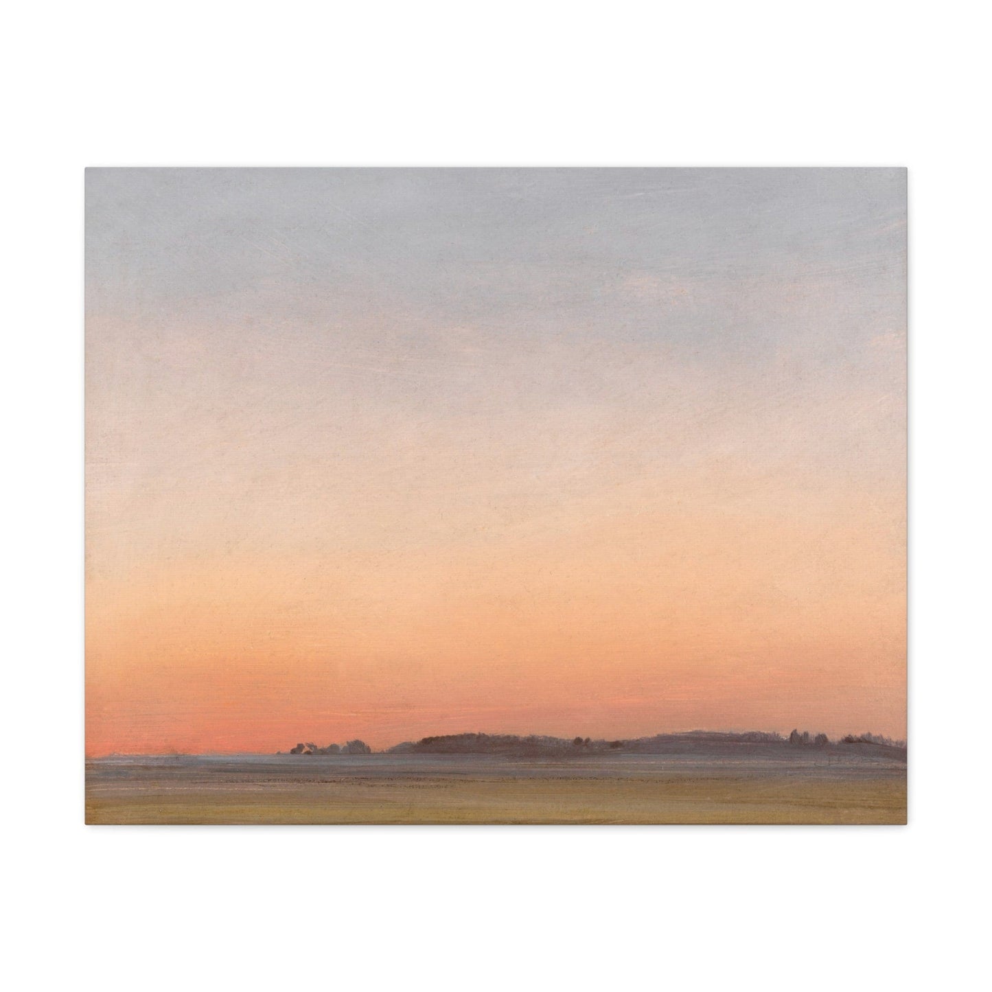 Canvas 30" x 24" (Horizontal) / 1.25" Landscape (1835-1845) oil painting by Circle of Carl Rottmann Matte Stretched Canvas