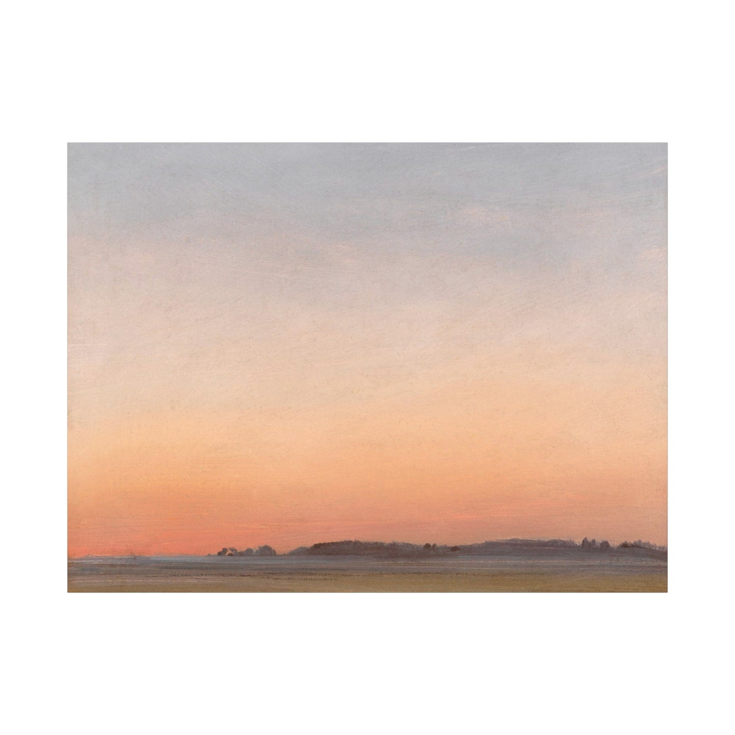 Canvas 48" x 36" (Horizontal) / 1.25" Landscape (1835-1845) oil painting by Circle of Carl Rottmann Matte Stretched Canvas