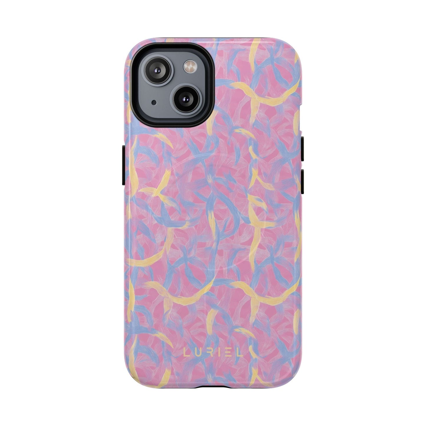 Phone Case iPhone 14 / Glossy Pastel Confetti Tough Magsafe Case