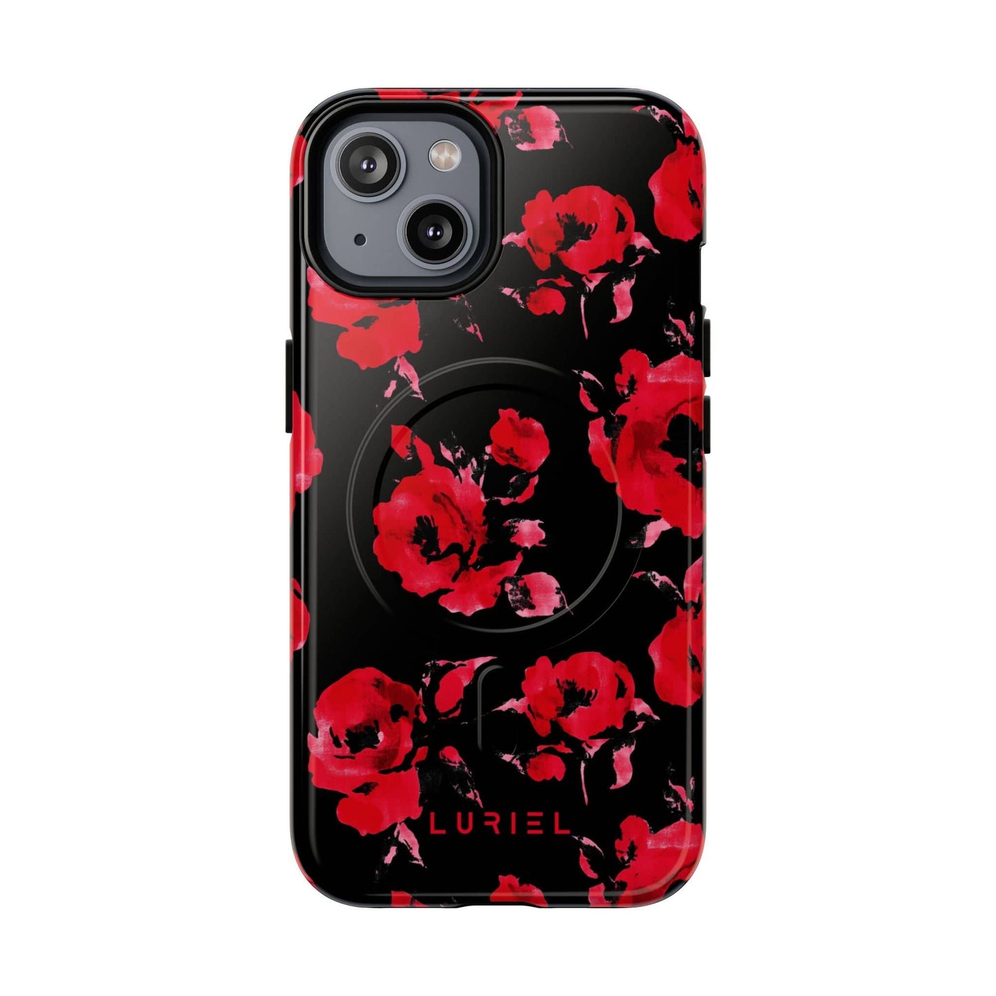 Phone Case iPhone 14 / Glossy Roses Tough Magsafe Case