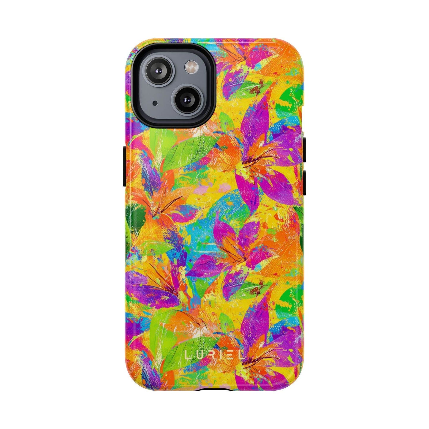 Phone Case iPhone 14 / Glossy Tropical Summer Tough Magsafe Case
