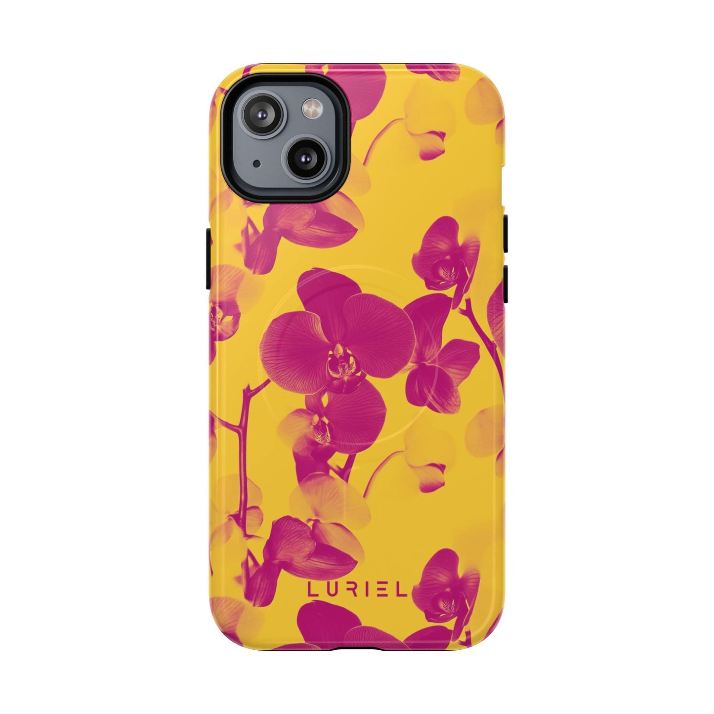 Phone Case iPhone 14 Plus / Glossy Orchid Tough Magsafe Case