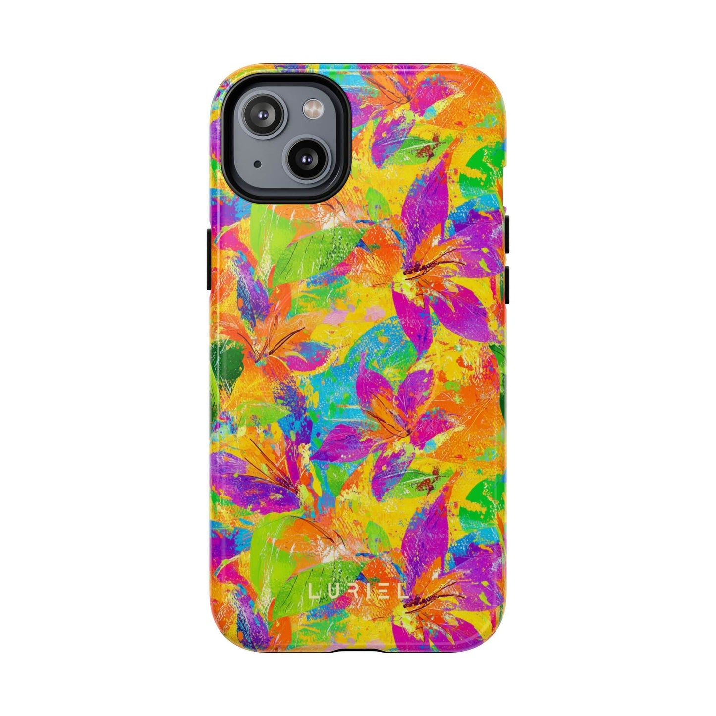 Phone Case iPhone 14 Plus / Glossy Tropical Summer Tough Magsafe Case