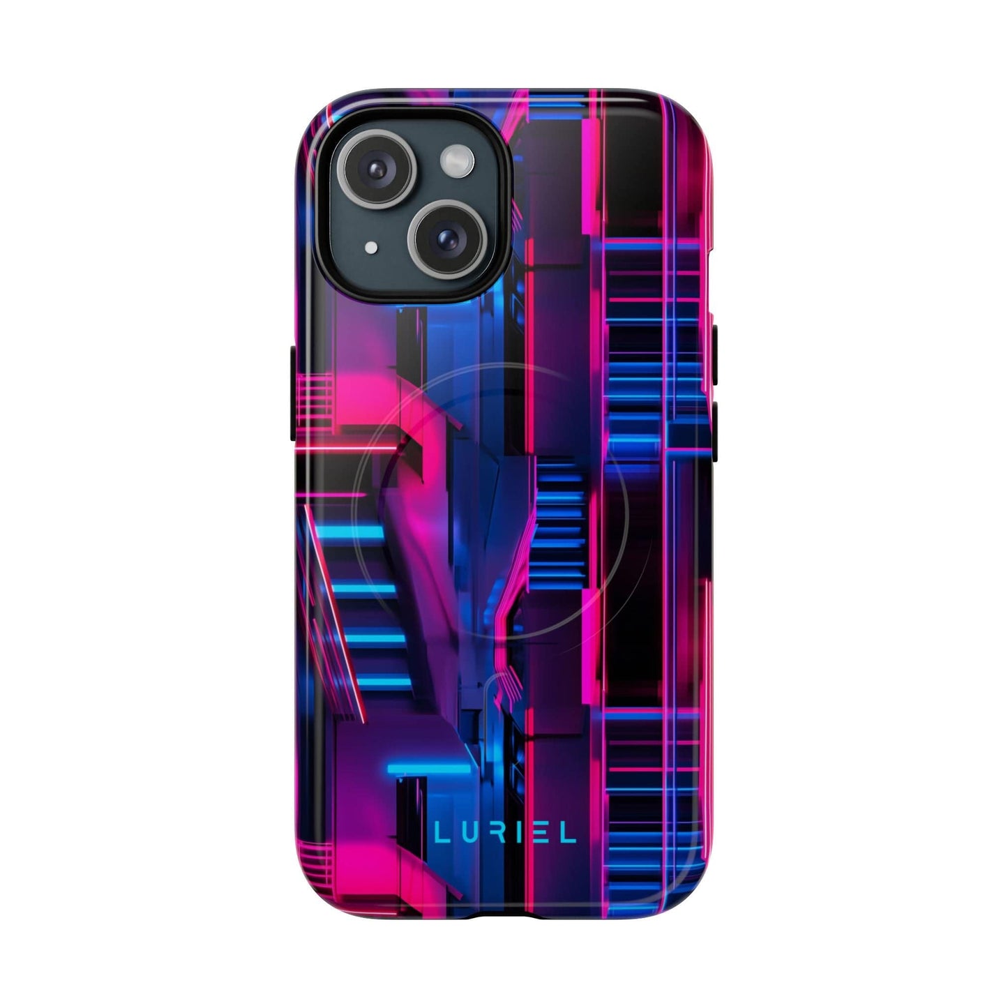 Phone Case iPhone 15 / Glossy 1986 Miami Beach Tough Magsafe Case
