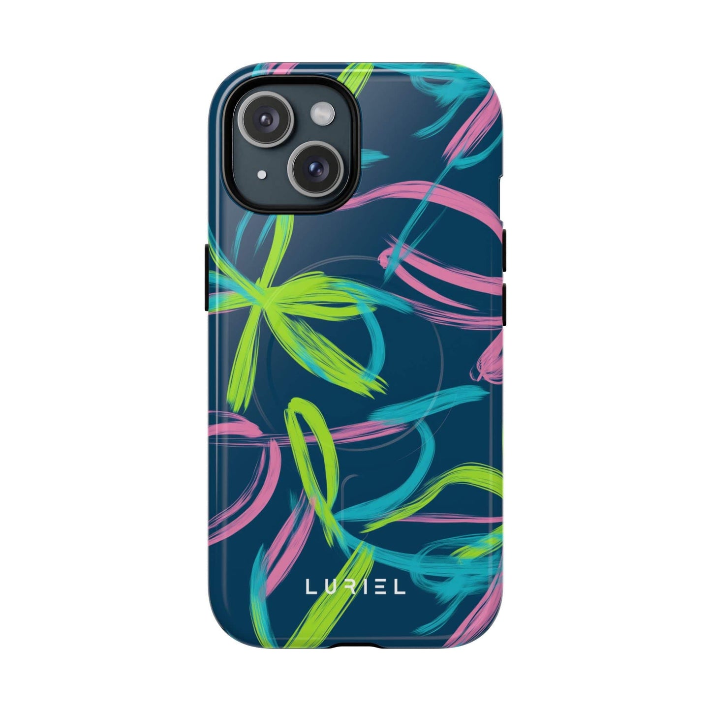 Phone Case iPhone 15 / Glossy Chalk Chic Tough Magsafe Case
