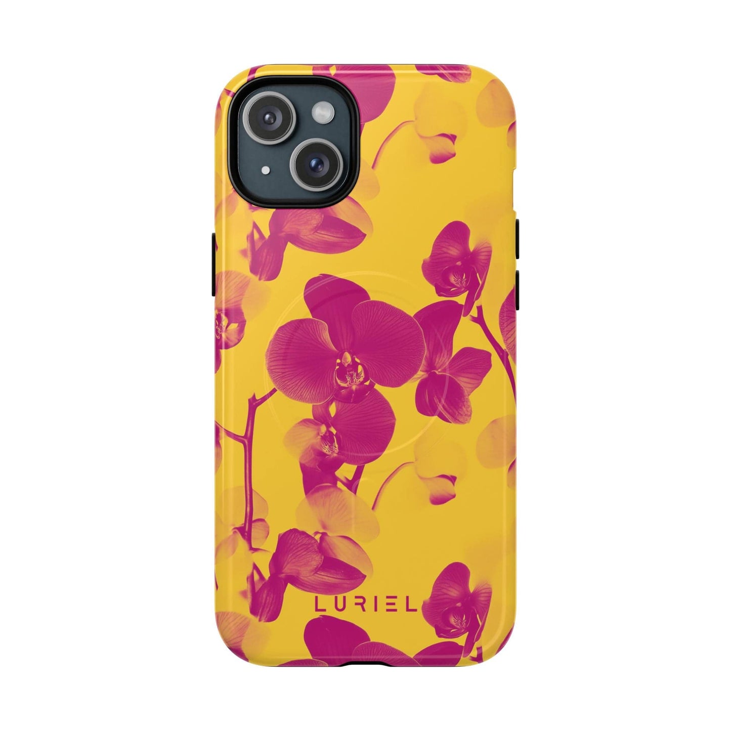 Phone Case iPhone 15 Plus / Glossy Orchid Tough Magsafe Case