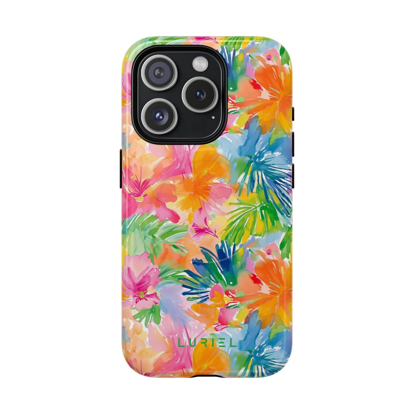 Phone Case iPhone 15 Pro / Glossy Caribbean Beach Tough Magsafe Case
