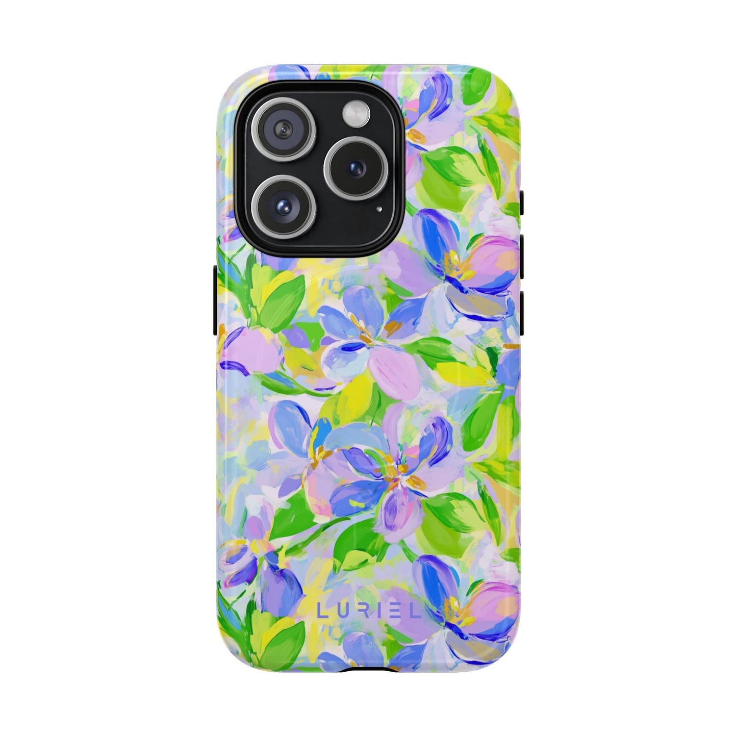 Phone Case iPhone 15 Pro / Glossy Floral Breeze Tough Magsafe Case