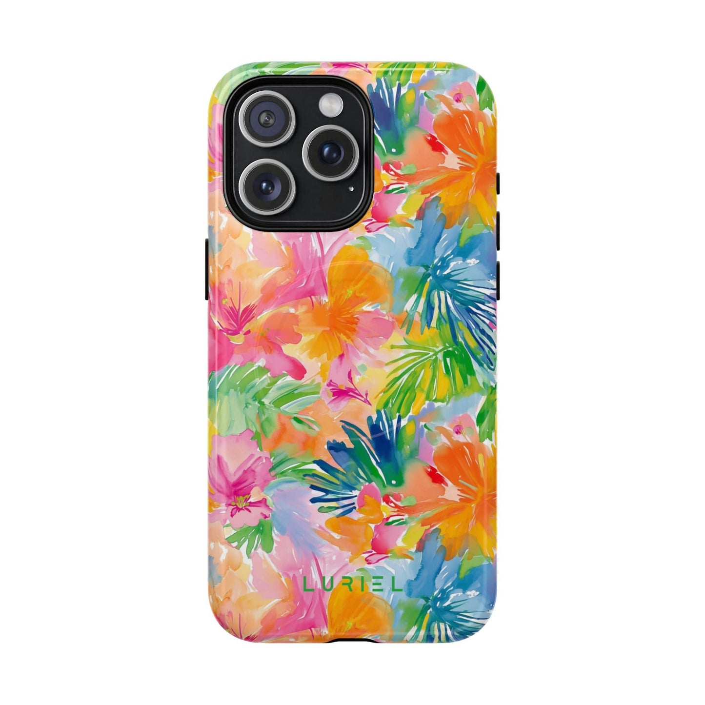 Phone Case iPhone 15 Pro Max / Glossy Caribbean Beach Tough Magsafe Case
