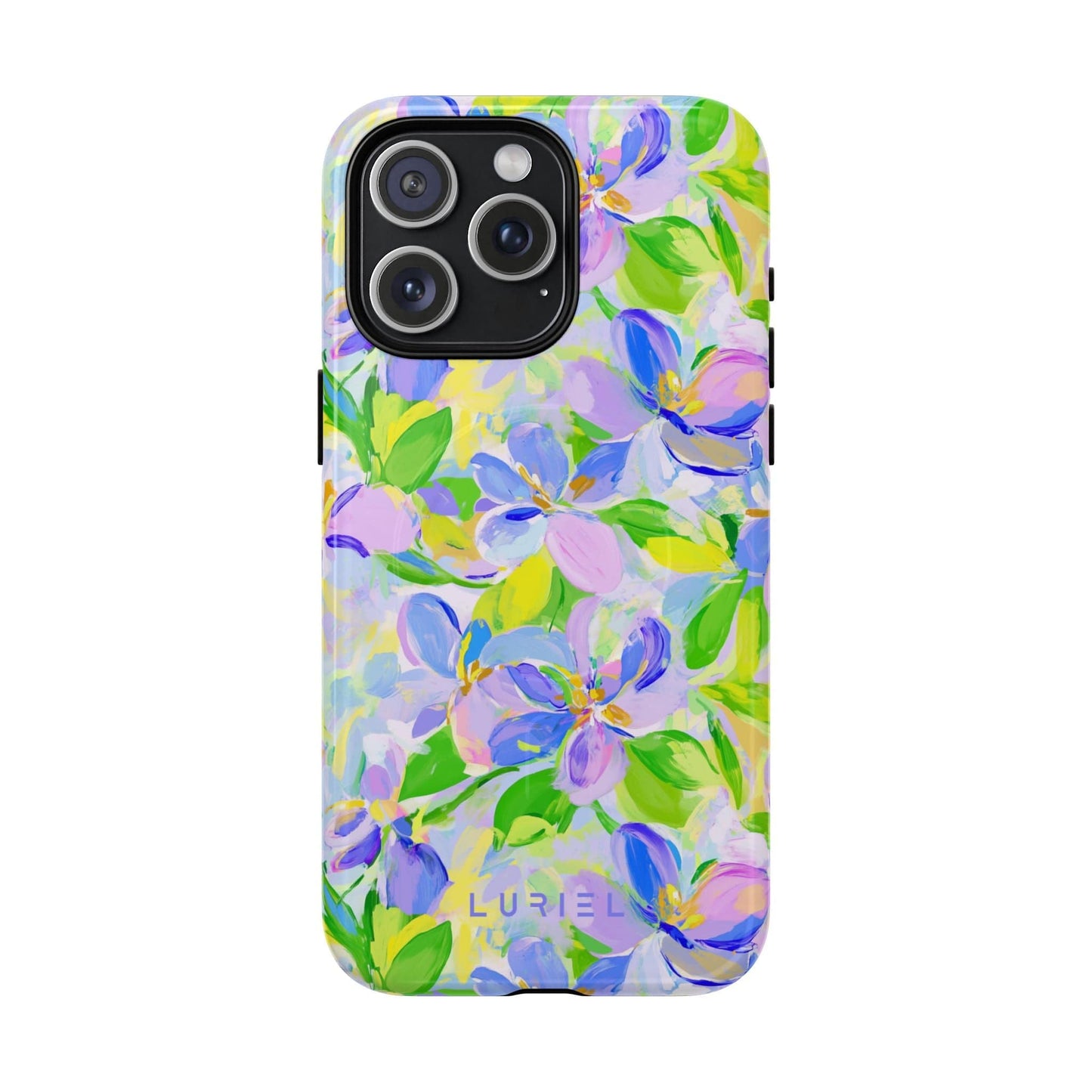 Phone Case iPhone 15 Pro Max / Glossy Floral Breeze Tough Magsafe Case