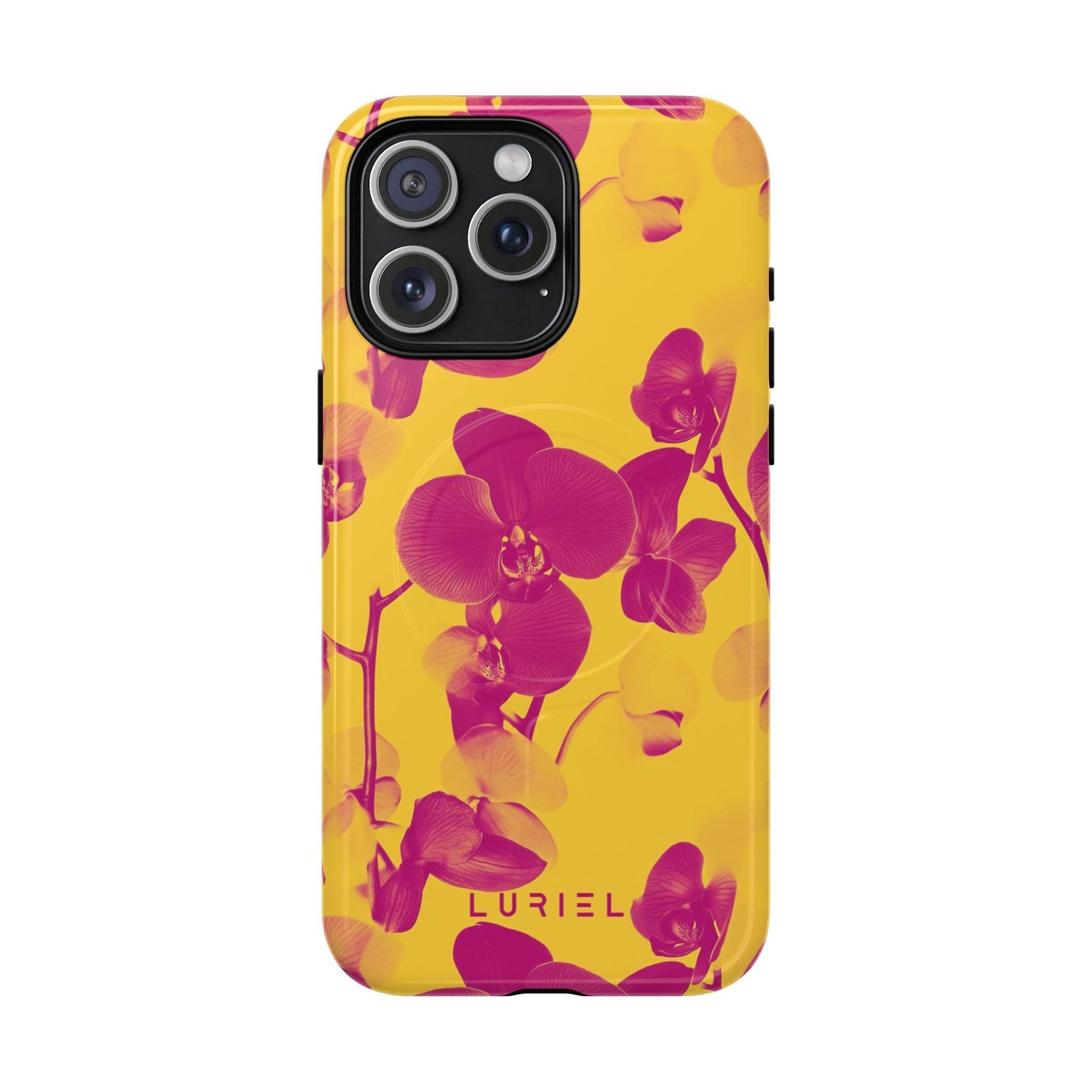Phone Case iPhone 15 Pro Max / Glossy Orchid Tough Magsafe Case