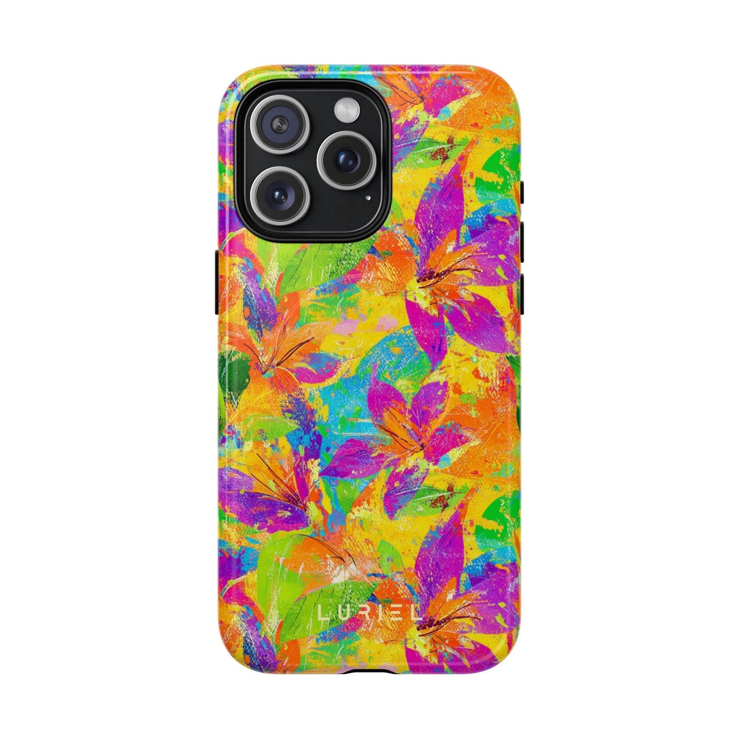 Phone Case iPhone 15 Pro Max / Glossy Tropical Summer Tough Magsafe Case