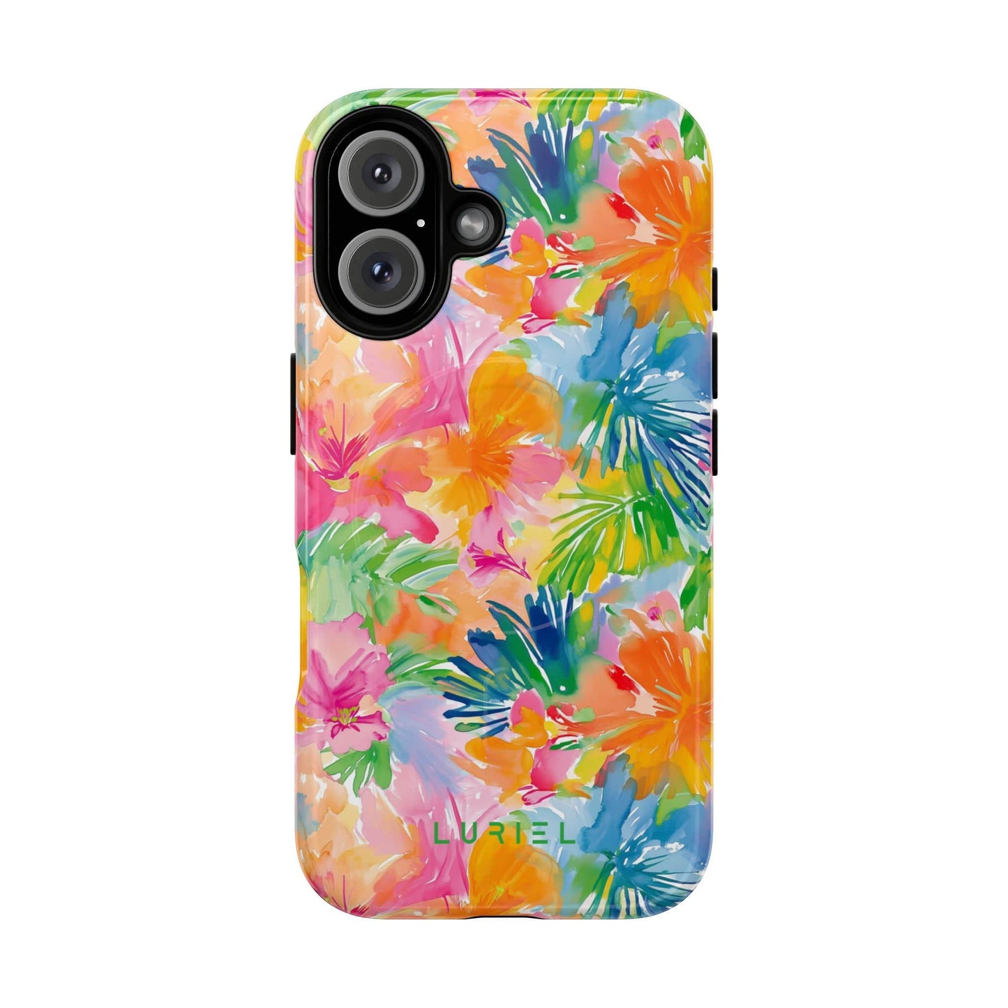 Phone Case iPhone 16 / Glossy Caribbean Beach Tough Magsafe Case