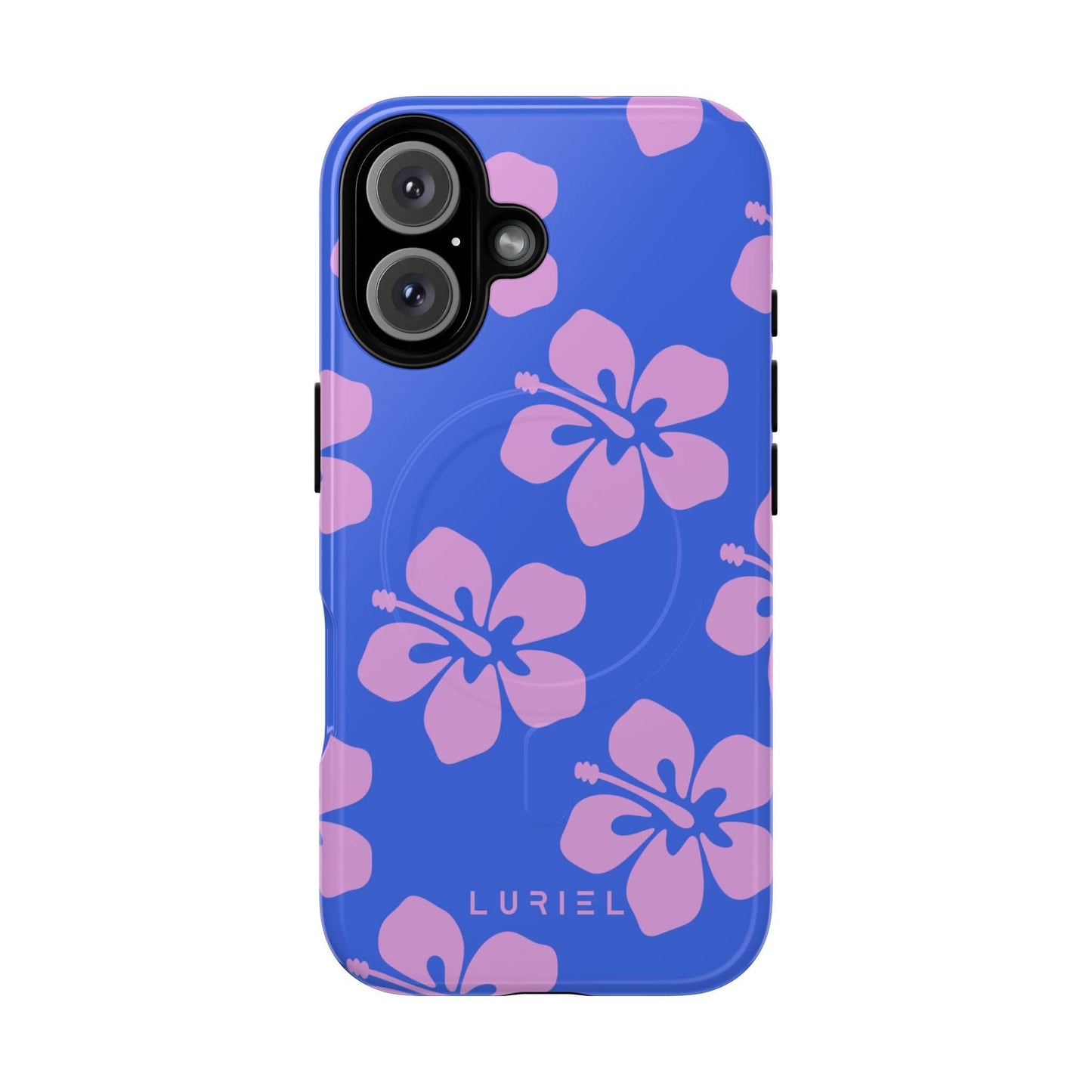 Phone Case iPhone 16 / Glossy Hawaiian Purple Tough Magsafe Case