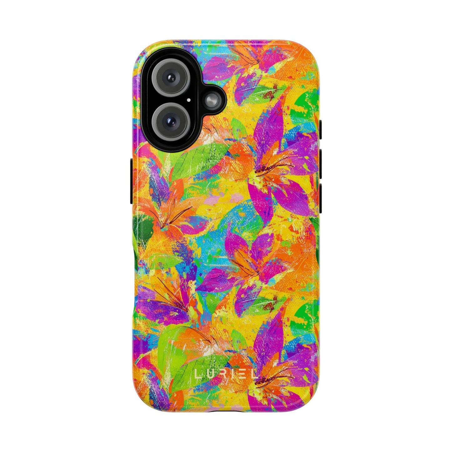 Phone Case iPhone 16 / Glossy Tropical Summer Tough Magsafe Case