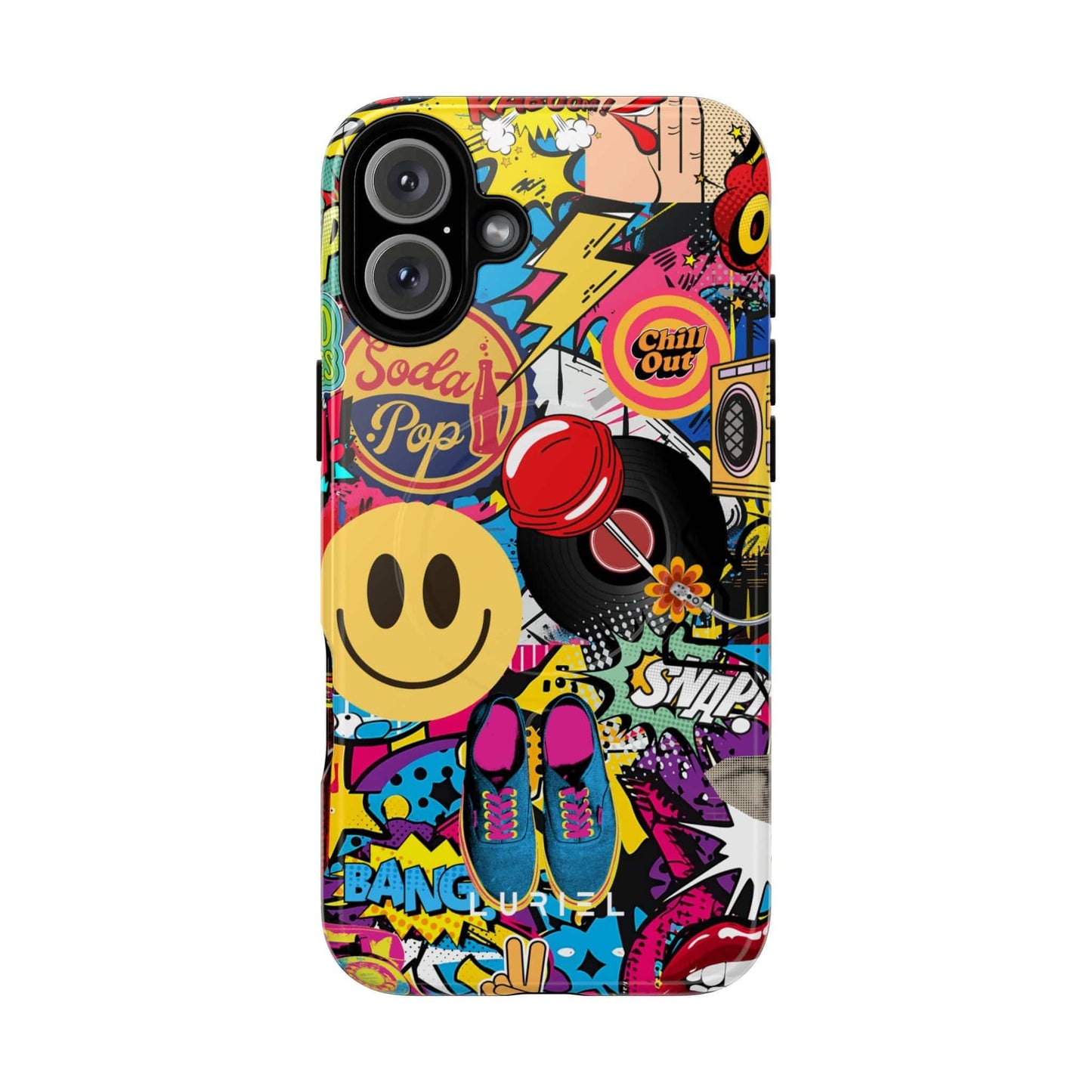 Phone Case iPhone 16 Plus / Glossy Comic Tough Magsafe Case