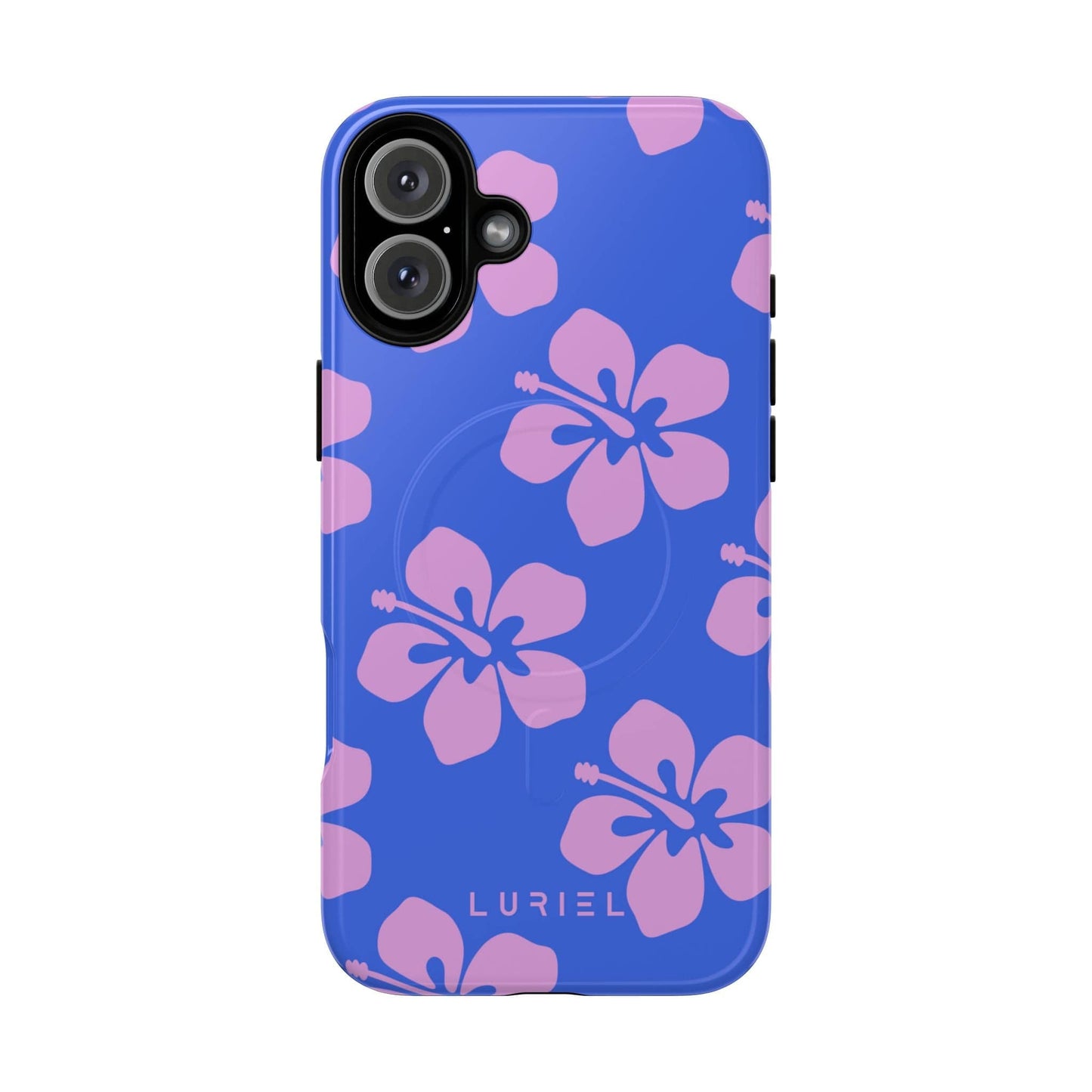 Phone Case iPhone 16 Plus / Glossy Hawaiian Purple Tough Magsafe Case