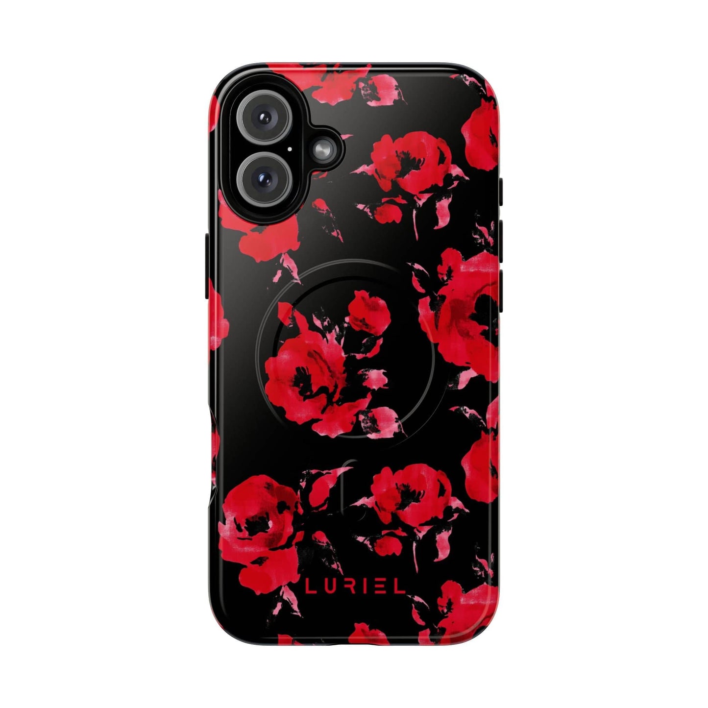 Phone Case iPhone 16 Plus / Glossy Roses Tough Magsafe Case