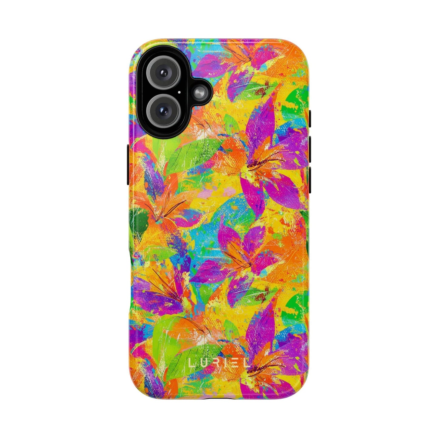 Phone Case iPhone 16 Plus / Glossy Tropical Summer Tough Magsafe Case