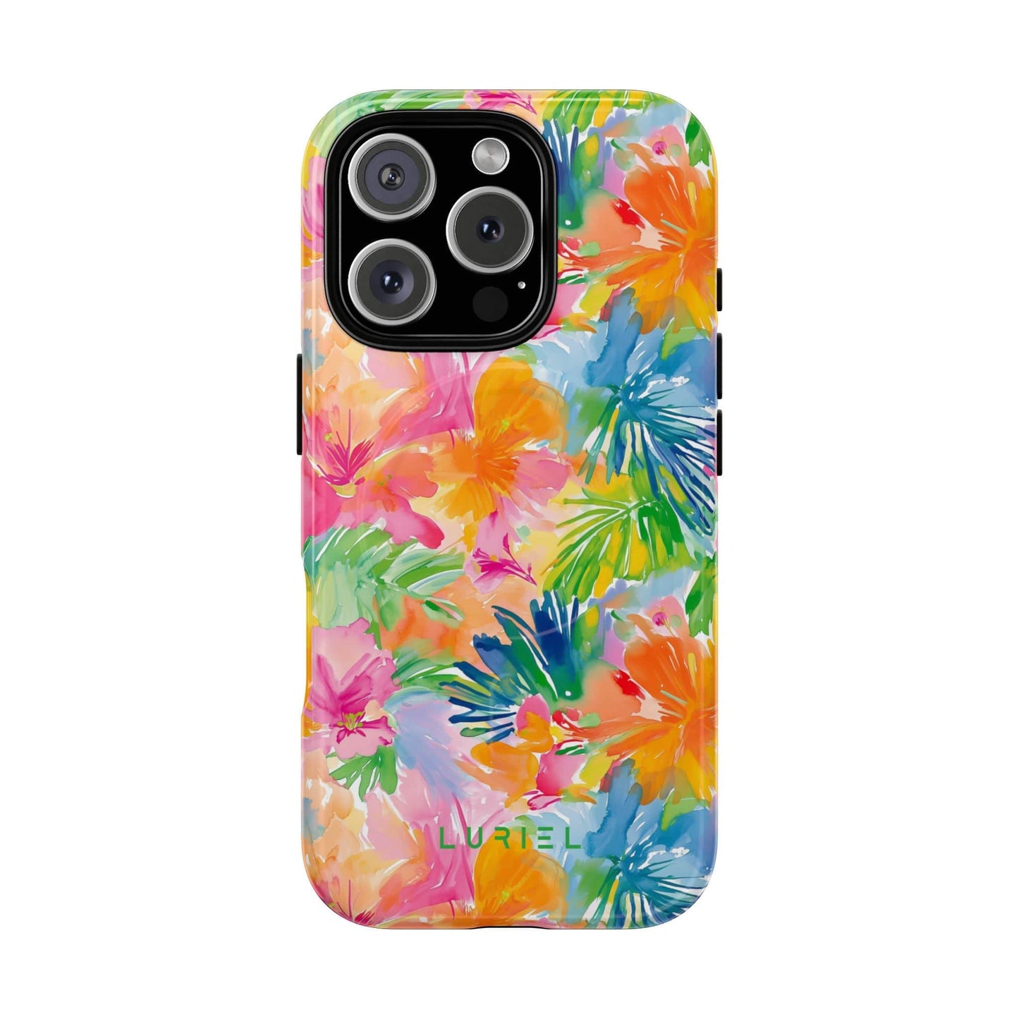 Phone Case iPhone 16 Pro / Glossy Caribbean Beach Tough Magsafe Case