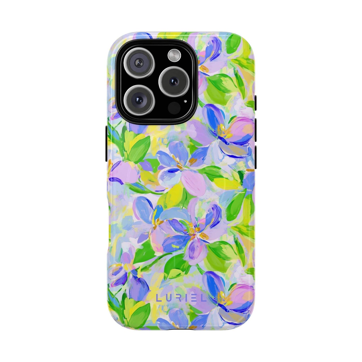 Phone Case iPhone 16 Pro / Glossy Floral Breeze Tough Magsafe Case