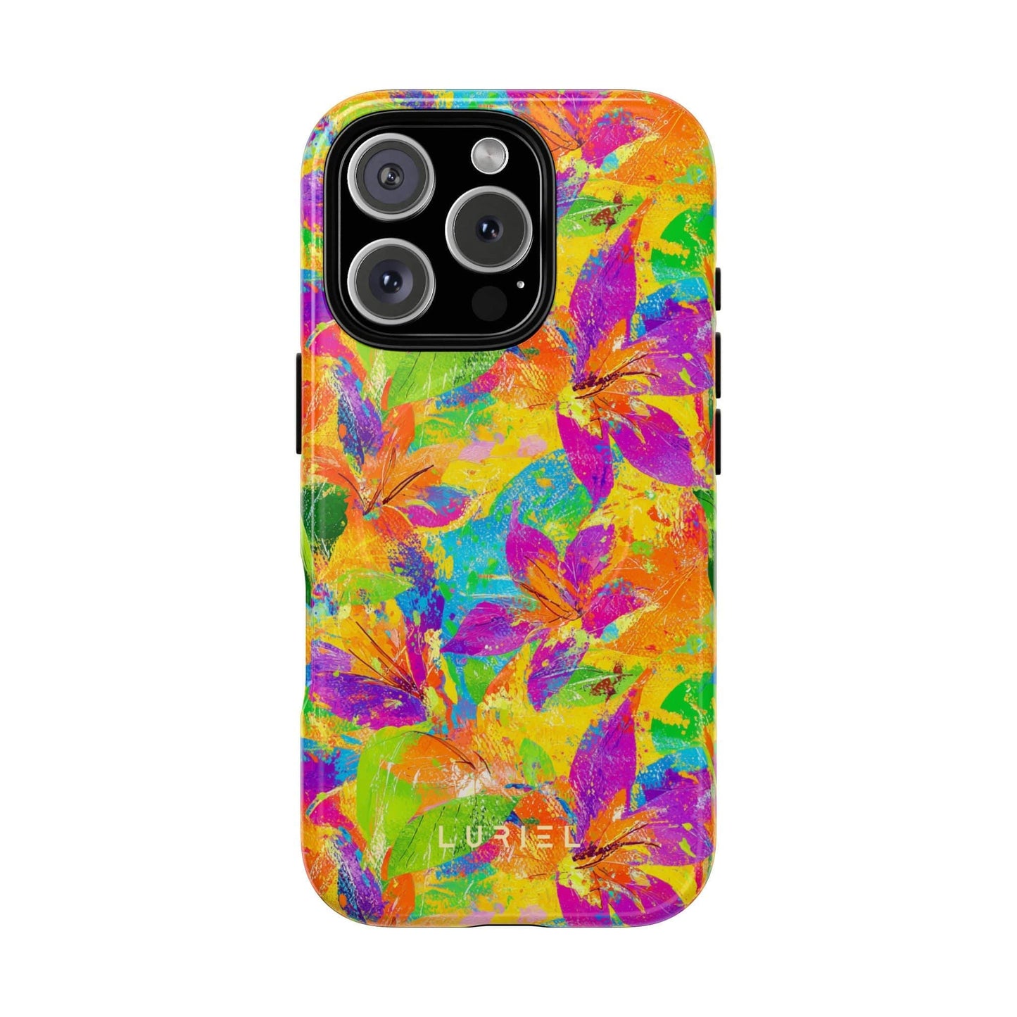 Phone Case iPhone 16 Pro / Glossy Tropical Summer Tough Magsafe Case