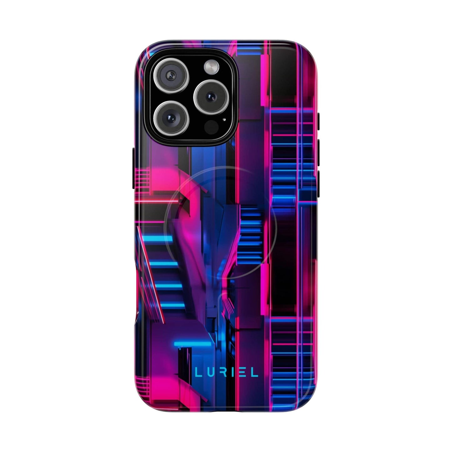 Phone Case iPhone 16 Pro Max / Glossy 1986 Miami Beach Tough Magsafe Case