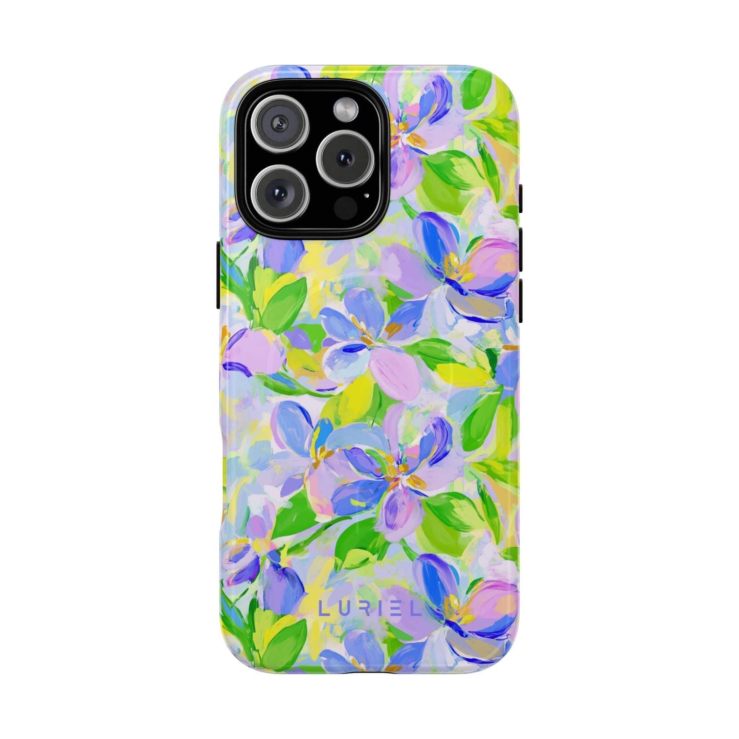 Phone Case iPhone 16 Pro Max / Glossy Floral Breeze Tough Magsafe Case