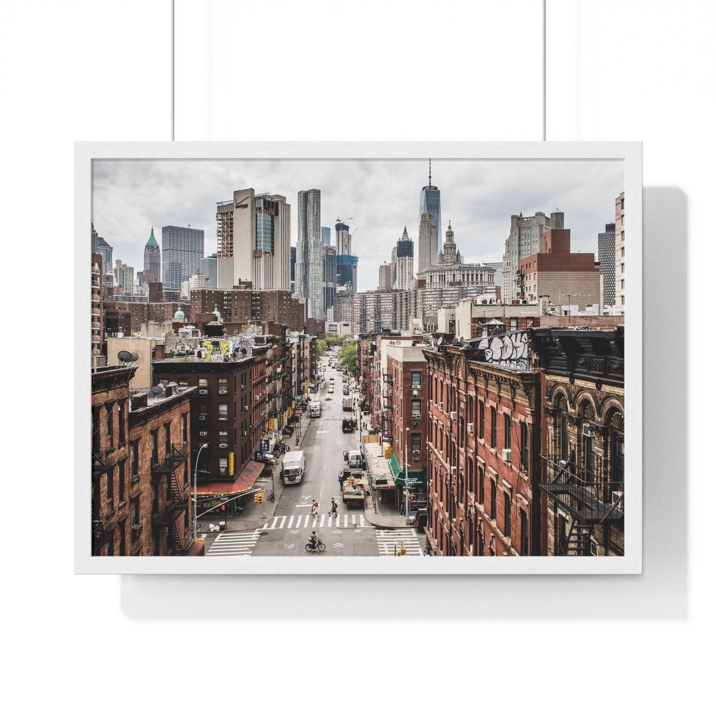 Poster 24″ x 18″ / White City Road, Framed Print