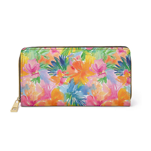 Accessories One size / White Caribbean Beach Zipper Wallet